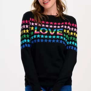 Rita Jumper - Black, Rainbow Love