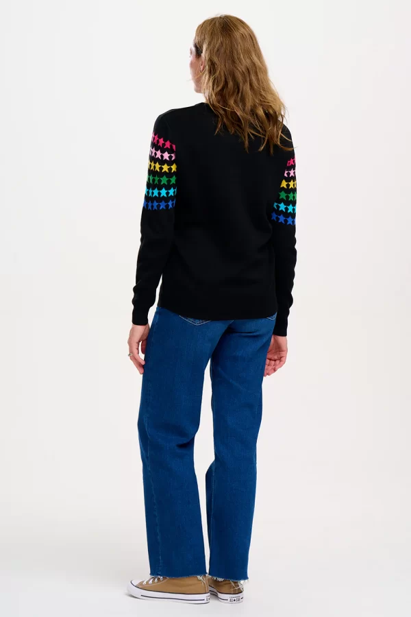 Rita Jumper - Black, Rainbow Love