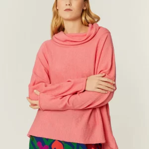 JERSEY CUELLO AMPLIO ROSA