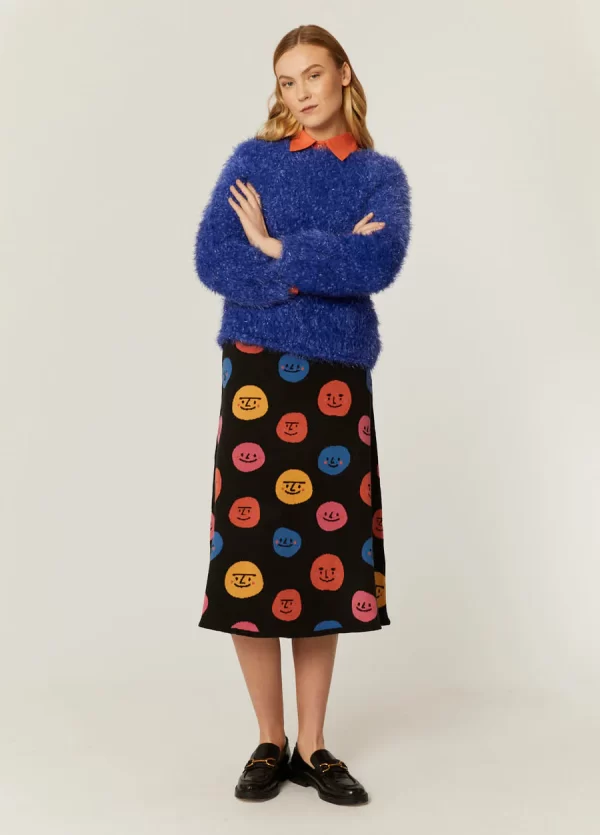 JERSEY LUREX AZUL