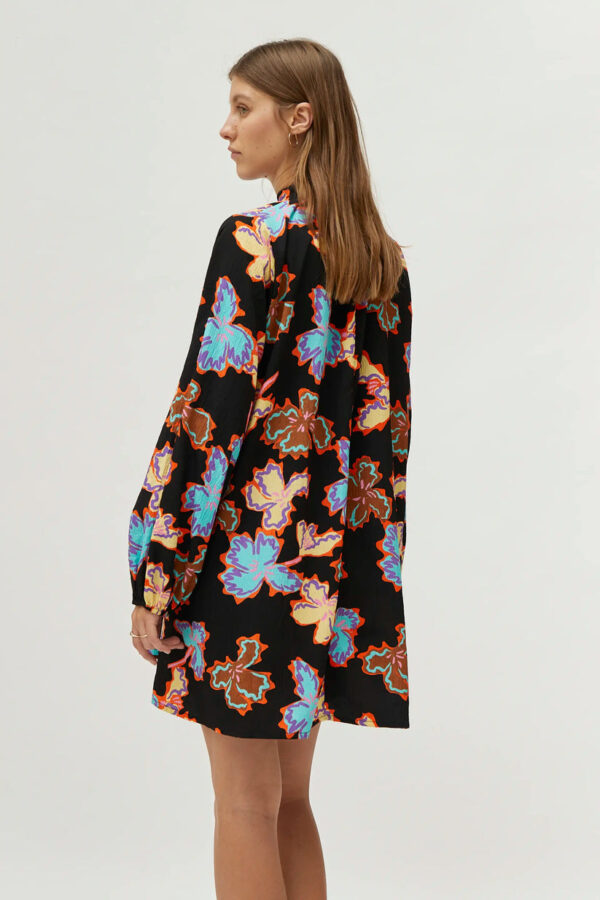 Short floral print dress Alhelí