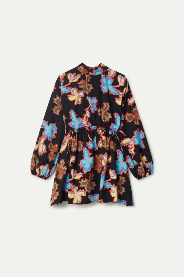 Short floral print dress Alhelí