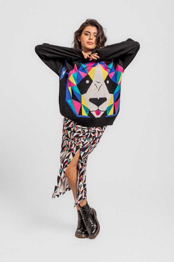 Falda drapeado lateral - Punk Panda