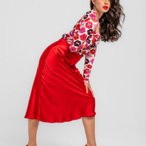 Falda Evasé Midi - Pantone