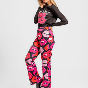 Pantalón flare - Keep Calm and Kiss Me
