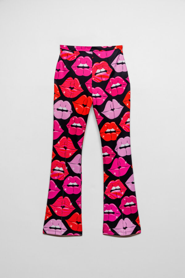 Pantalón flare - Keep Calm and Kiss Me