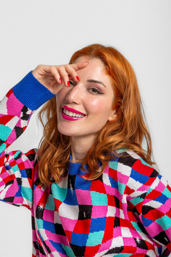 Suéter sencillo tejido - Dancing Queen