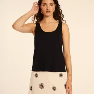 TOP CANALE TIRANTAS NEGRO