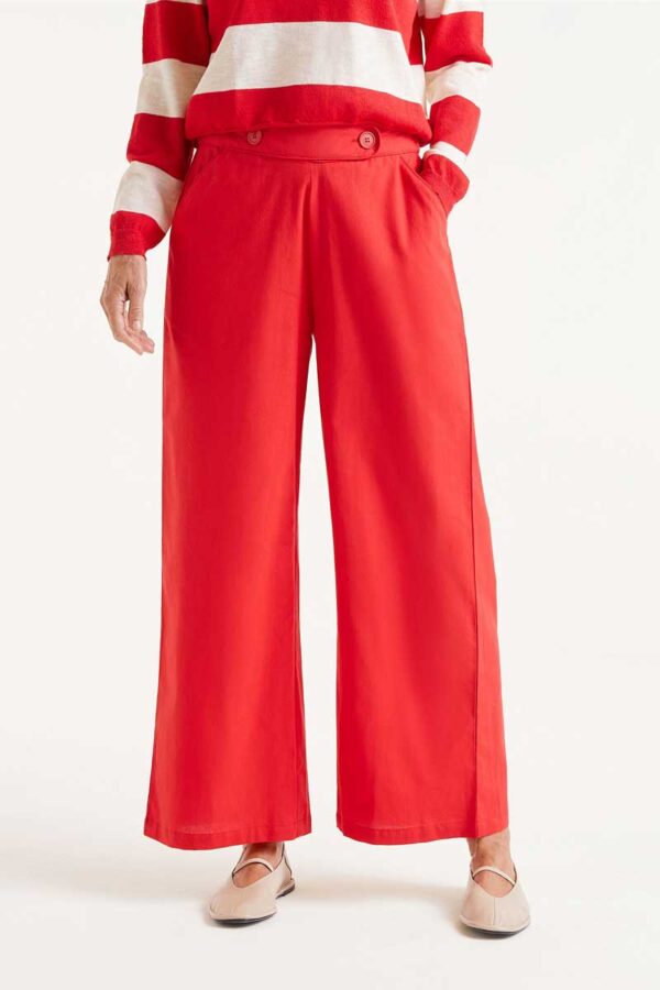 Red trousers