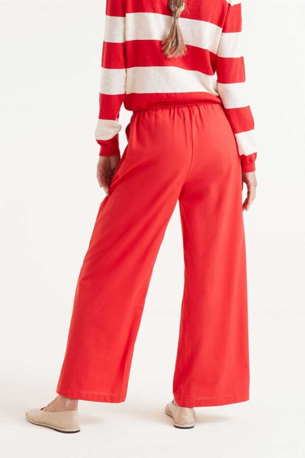 Red trousers