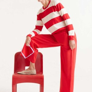 Red trousers