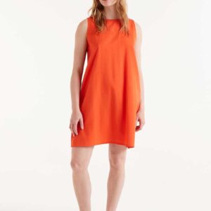 Orange Short Dress