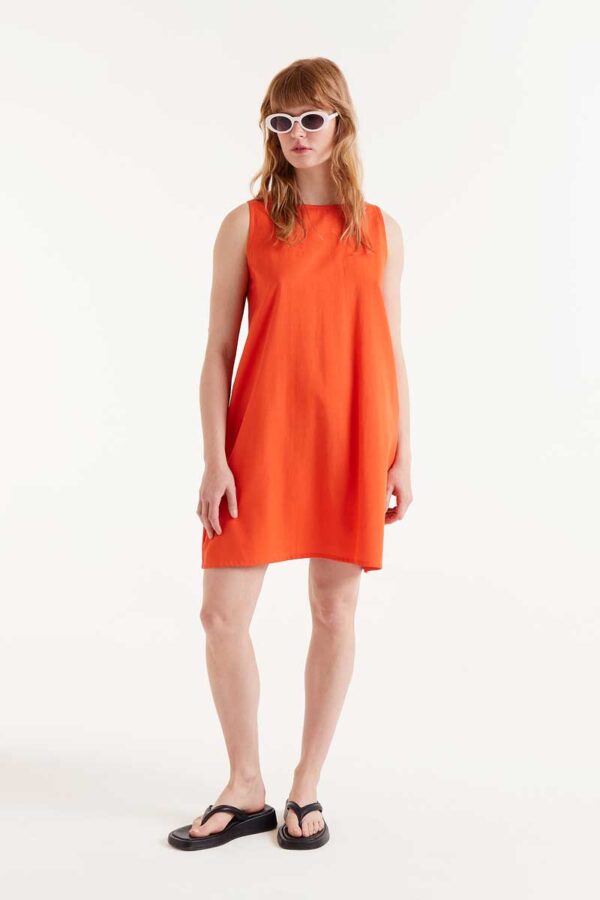 Orange Short Dress