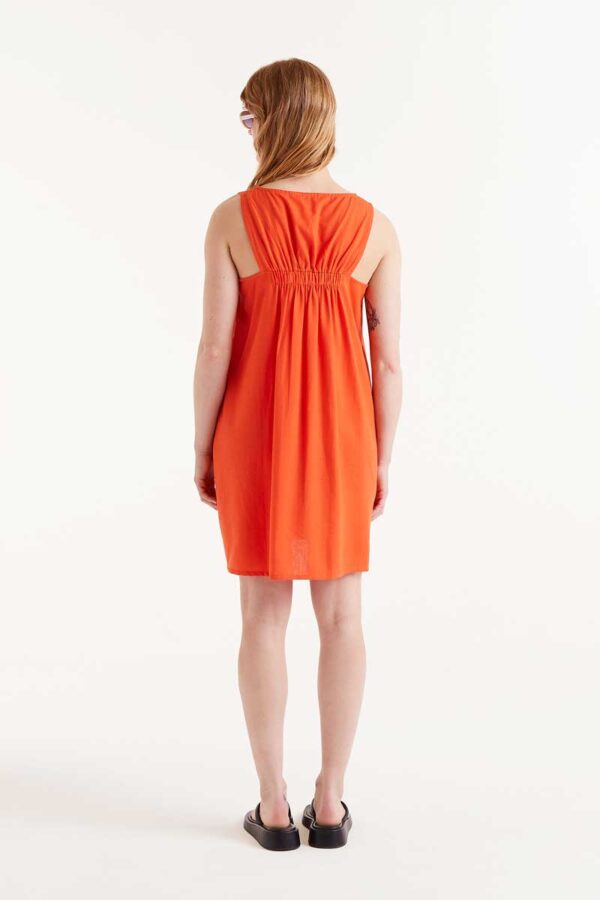 Orange Short Dress