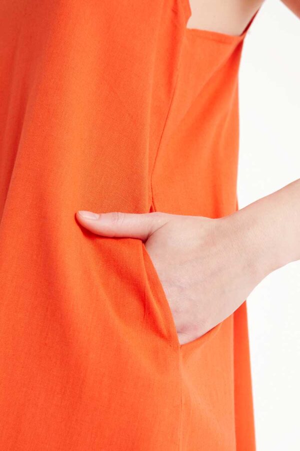 Orange Short Dress
