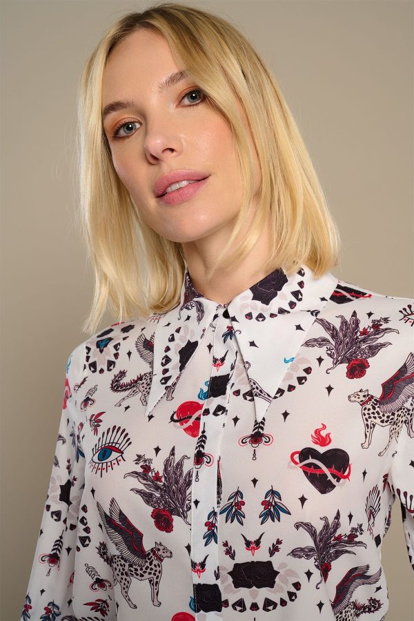 WHITE MYTHO TOP