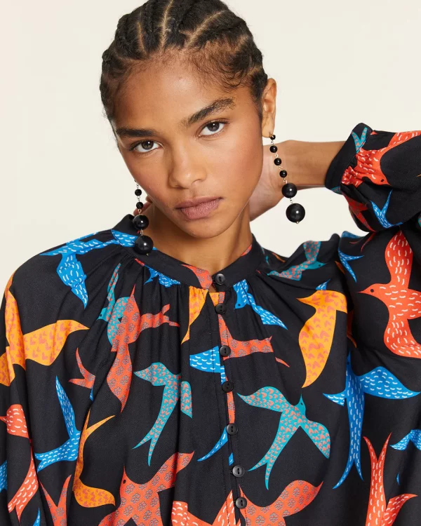 BIRD MAO SHIRT