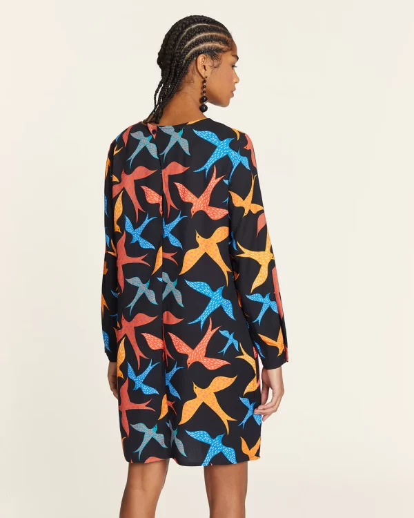 SHORT BIRDS DRESS