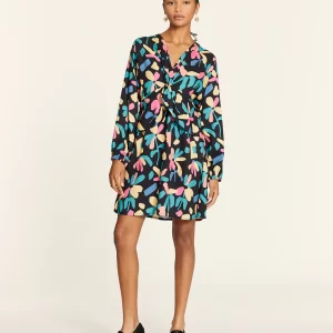 PETAL DRESS WITH RUFFLE
