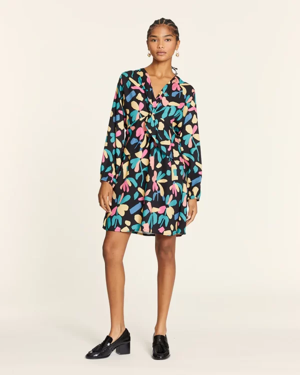 PETAL DRESS WITH RUFFLE