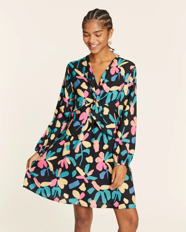 PETAL DRESS WITH RUFFLE
