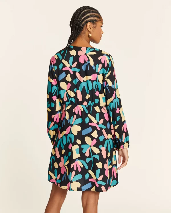PETAL DRESS WITH RUFFLE