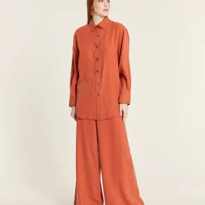 CAMISA LARGA DE TENCEL TOFFE