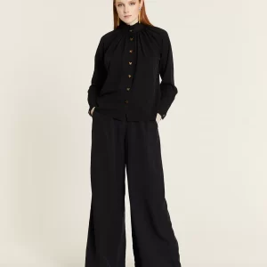 PANTALON FLUIDO TENCEL NEGRO
