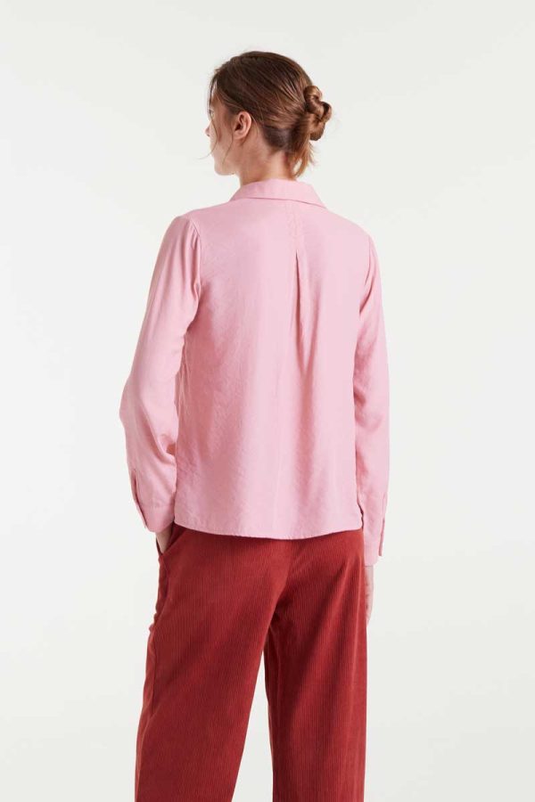 Camisa fluida rosa