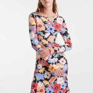 Hampton Big Print Midi Dress