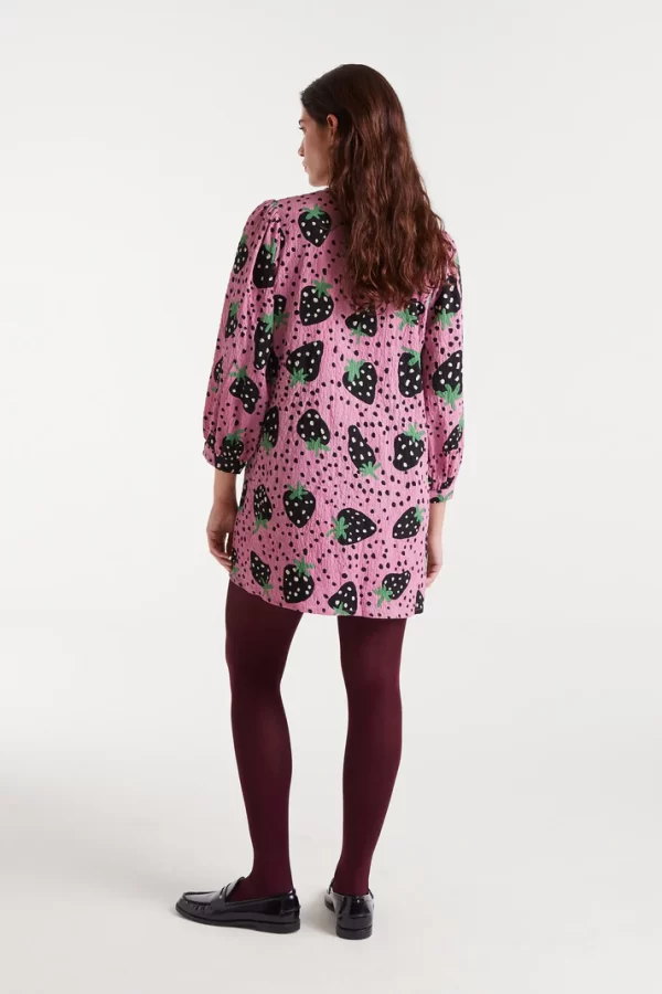 Short dress with Morango Big print