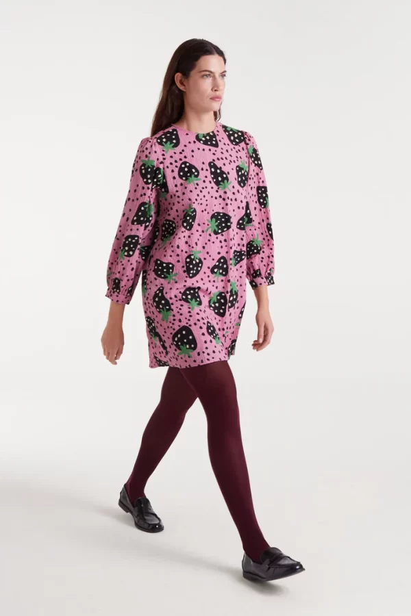 Short dress with Morango Big print