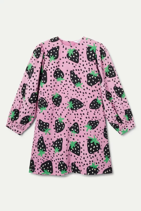 Short dress with Morango Big print