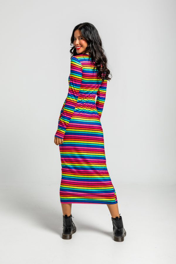 Vestido entallado elastico