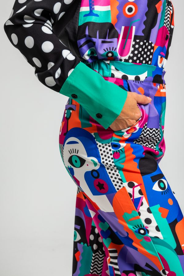 Camisa combinada