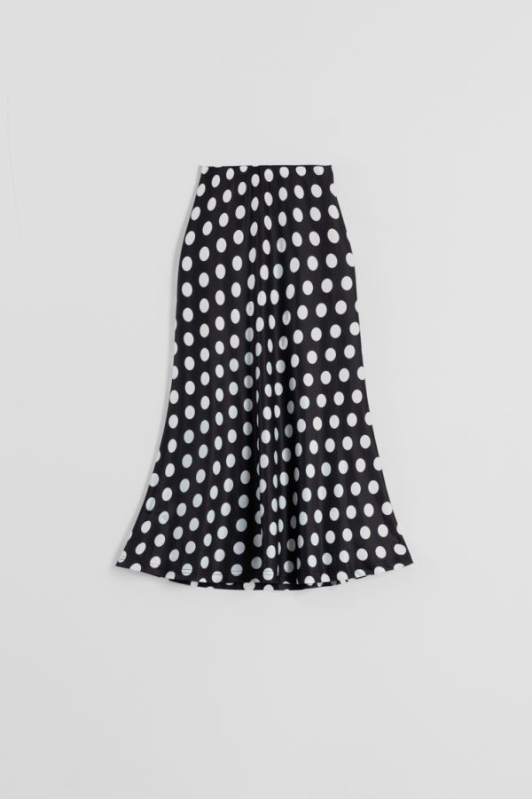 Falda evase midi