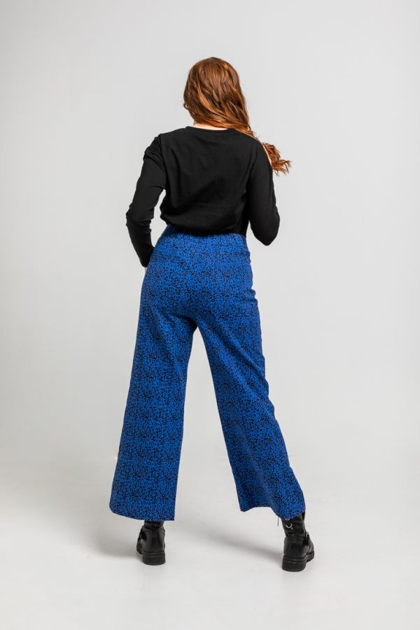 Pantalon culotte bolsillos