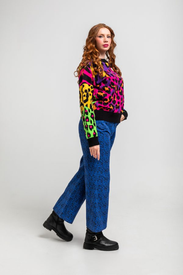 Pantalon culotte bolsillos