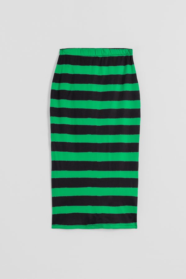 Falda midi elastica