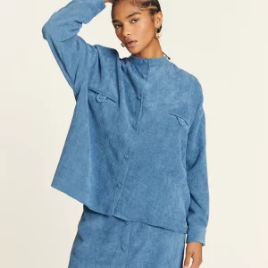 BLUE MAO CORDUROY SHIRT