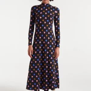 Long dress with Potpourri print