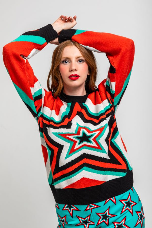 Starwoman sueter sencillo tejido