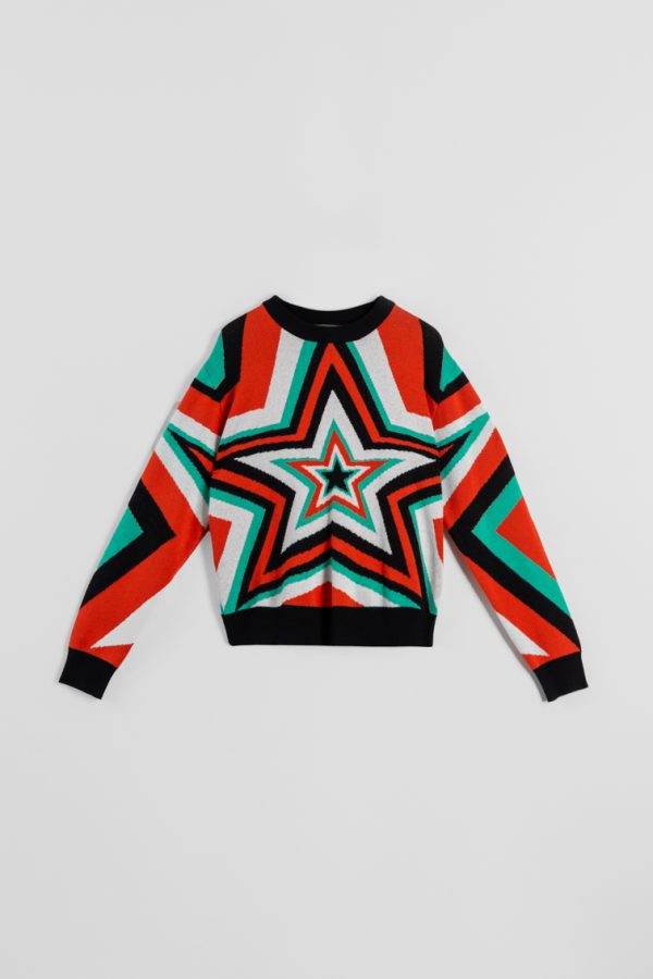 Starwoman sueter sencillo tejido