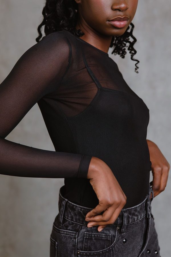 BLACK GIACINTA TOP