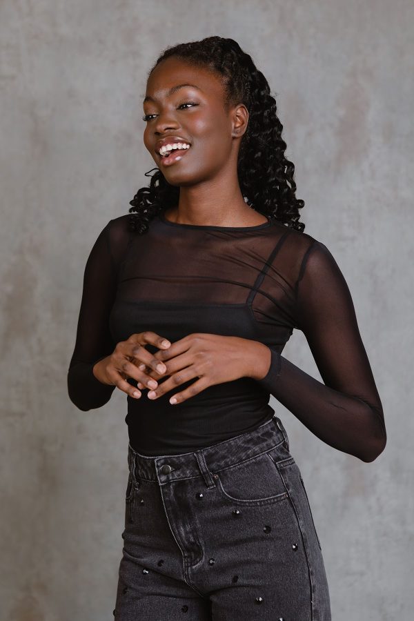 BLACK GIACINTA TOP