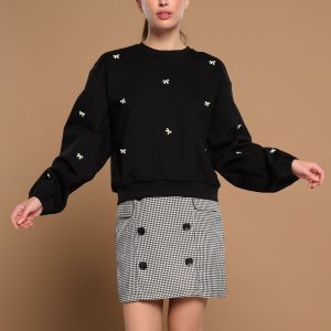 BLACK ROSE SWEATSHIRT