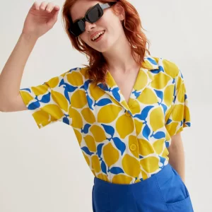 Limoncello print shirt