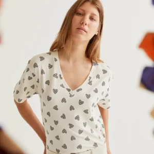 Ladybug Black Print T-Shirt