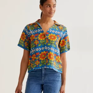 Shirt with Garden print